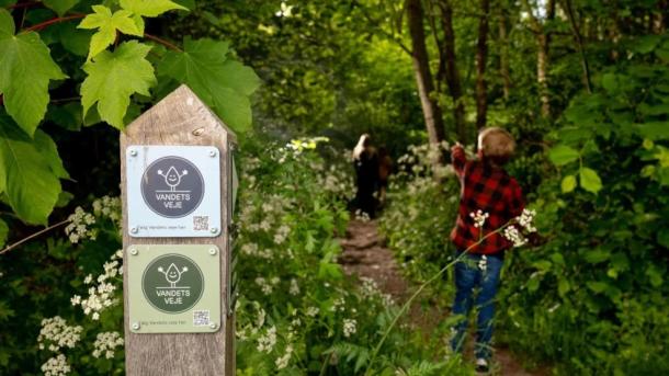 Vandets veje lyttepost ved Kaleko Mølle