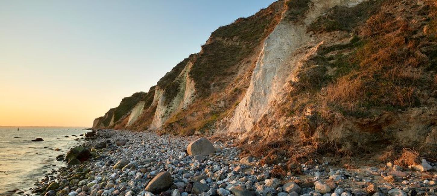 Ristinge Klint, Aften. Geopark Det Sydfynske Øhav